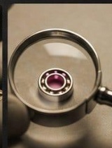 Precision Loupe Synthetic Ruby Bearing Inspection